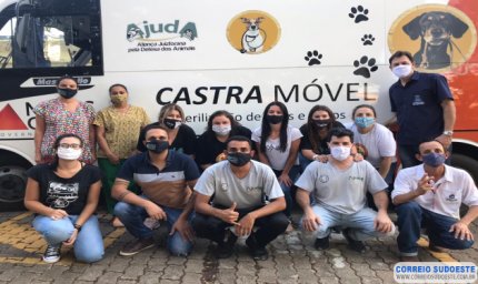 PELA PRIMEIRA VEZ EM GUAXUPÉ, CASTRAMÓVEL REALIZOU 256 PROCEDIMENTOS