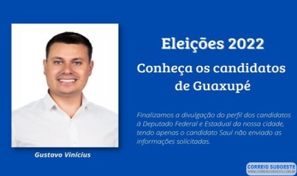 De verdureiro a vereador, Gustavo Vinícius sabe a importância da região ter um Deputado Federal para investir os R$ 16 milhões anuais