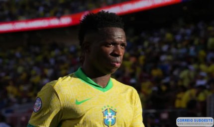 Brasil terá Vini Jr no lugar de Rodrygo em partida contra Venezuela