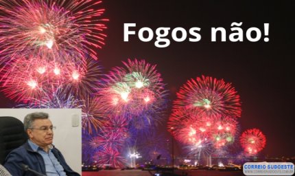 Vereador reforça pedido para população evitar fogos de artifícios “barulhentos”