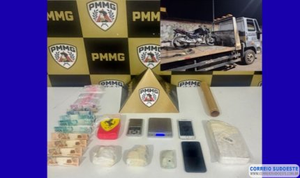 Traficante tenta fugir de abordagem policial mas acaba preso em flagrante