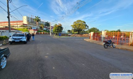 Acidente de motos na Avenida João Francisco Pasqua