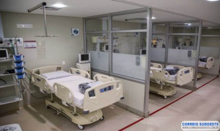 UTI Covid está sem pacientes e casos continuam em baixa