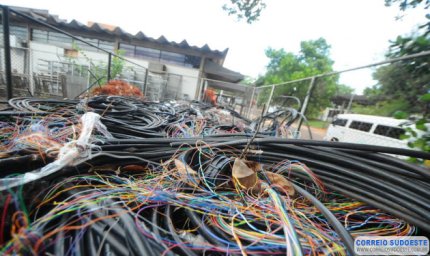 Roubo de cabos de telecomunicações cresce 14,5% no primeiro semestre de 2021
