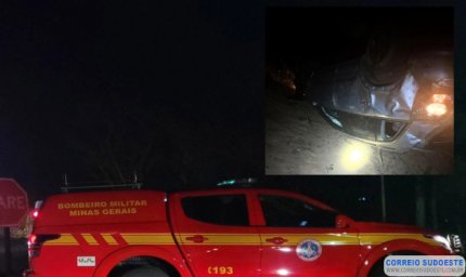 Saída de pista na Rodovia