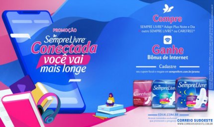 SEMPRE LIVRE® OFERECE BÔNUS DE INTERNET E CURSOS GRATUITOS DE EMPREENDEDORISMO PARA O PROGRESSO FEMININO