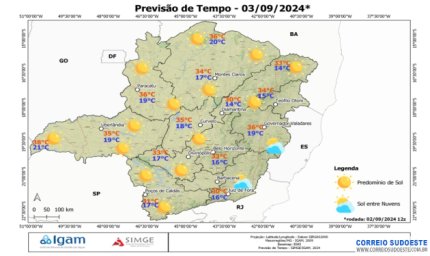 Tempo permanece em alerta de calor e baixa umidade