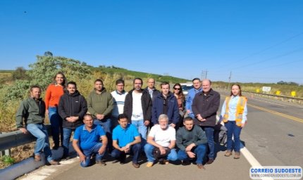 Visita técnica discute melhorias para a segurança da Serra entre Guaxupé e São Pedro da União