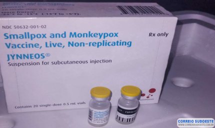 Minas Gerais recebe mais de 1,1 mil doses de vacina contra monkeypox