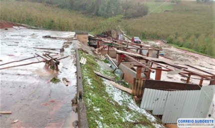 Chuvas de granizo em novembro já atingiram 51 mil hectares de lavouras em Minas Gerais