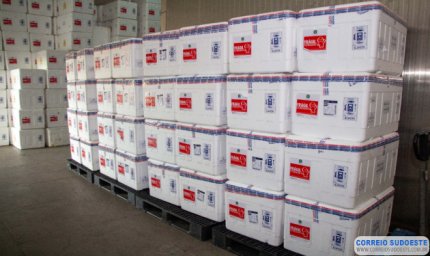 Minas inicia nova distribuição de 70 mil doses de vacinas contra covid-19