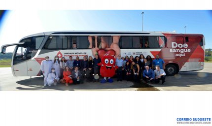 Minas Gerais ganha primeira unidade móvel de doação de sangue