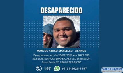 Família procura por guaxupeano desaparecido em Brasília