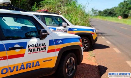 Ação conjunta entre PM de Minas e Bahia recupera retroescavadeira avaliada em R$ 200 mil