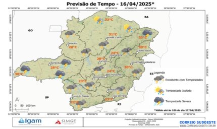 Chuvas se intensificam em Minas e São Paulo
