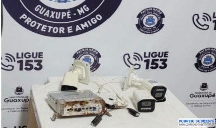 Guarda Municipal prende suspeito em flagrante por furto em empresa no Polo Industrial