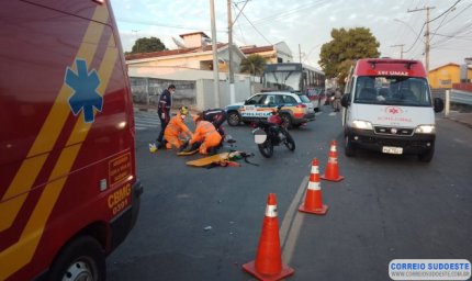 Acidente deixa dois feridos no Taboão