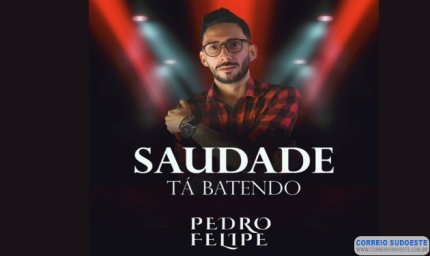 “Saudade tá batendo” é o recente lançamento do guaxupeano Pedro Felipe