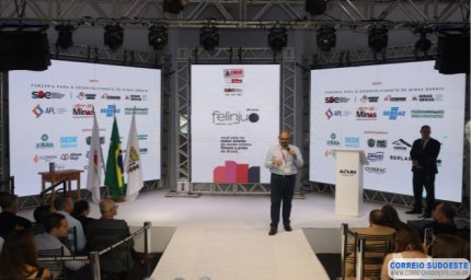 Vice-governador de Minas Gerais participa da abertura da 28ª edição da Feira de Moda e Lingerie de Juruaia