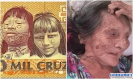 Morre aos 100 anos Jijukè, líder indígena que estampou nota histórica de mil cruzeiros