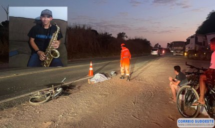 Adolescente morre atropelado em rodovia próximo a Arceburgo