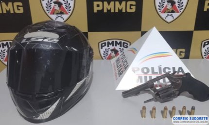 Polícia Militar apreende dois menores em Guaranésia por porte ilegal de arma e drogas