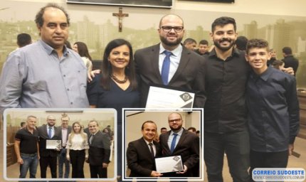 Guaxupeano recebe título de Cidadão de Pouso Alegre