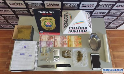 Policias civil e militar prendem mais um autor de tráfico