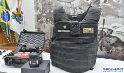 Polícia Militar inicia treinamento para a utilização de câmeras de segurança nas fardas