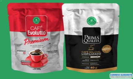 Torrefação Cooxupé lança cafés solúveis das marcas Evolutto e Prima Qualità