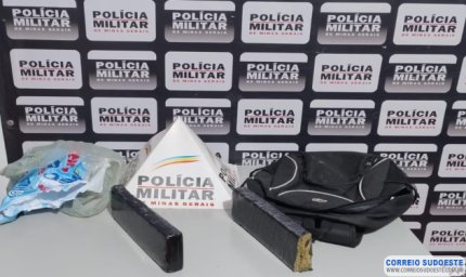 Dupla é presa com mais de um quilo de maconha em Guaranésia