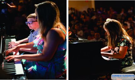 ALUNOS DE MÚSICA SE APRESENTARAM NO GUAXUPIANOS