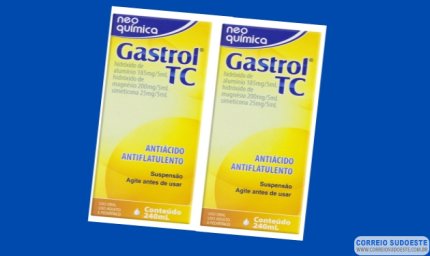 Procon proíbe venda de lotes do medicamento Gastrol TC em Minas Gerais