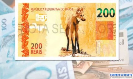 A PARTIR DESTA QUARTA-FEIRA A NOTA DE R$200 PASSA A CIRCULAR NO PAÍS