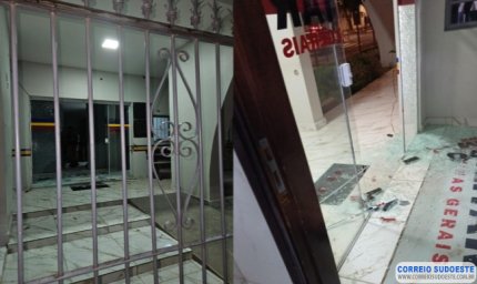 Ação criminosa teve duração de 40 minutos e causou muito pânico aos moradores do Centro de Guaxupé