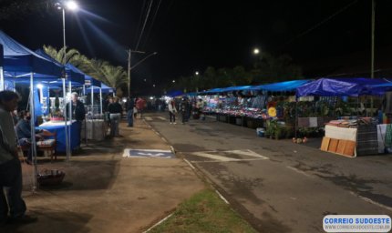 Feira Livre noturna de Guaxupé é a segunda maior do sul de Minas