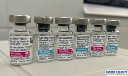 Primeiras doses da vacina do SUS contra dengue chegam ao Brasil