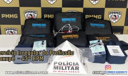 Falsos fisioterapeutas são presos em Guaxupé após aplicarem golpes com aparelhos de massagem