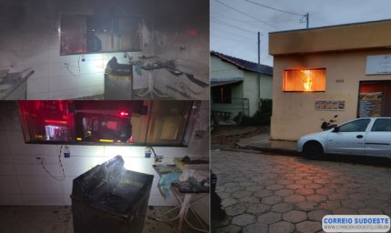 Fogo em fritadeira industrial mobiliza Bombeiros de Paraíso