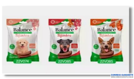 Outra empresa anuncia recall de petiscos para cães com etilenoglicol