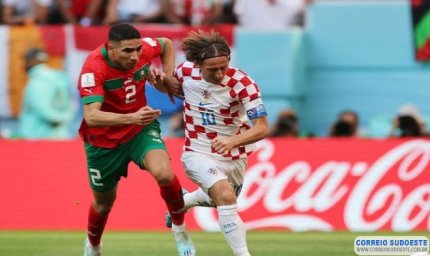 Marrocos e Croácia disputam 3ª posição da Copa do Catar
