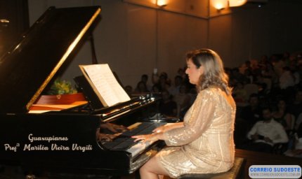 Tradicional recital de piano será hoje, no Teatro Municipal Arlete Souza Mendes