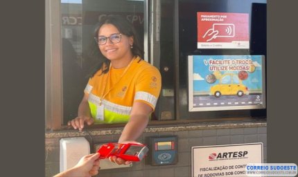 Pedágios podem ser pagos com cartões de débito e crédito por aproximação