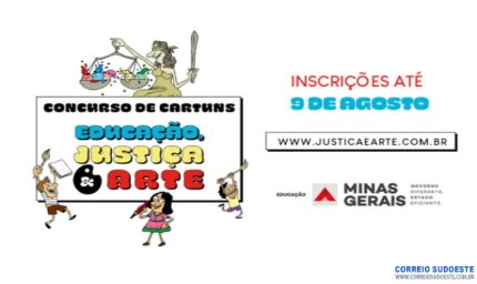 Estudantes da rede pública de Minas podem participar do Concurso de Cartuns “Educação, Justiça e Arte”