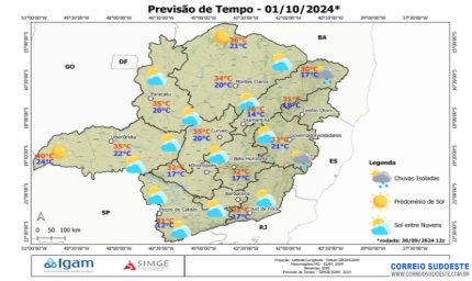 Alerta de onda de calor continua nesta terça-feira