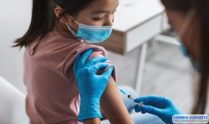 Minas chega a 70% do público infantil vacinado contra covid com a primeira dose