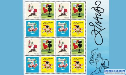 Correios lança emissão comemorativa de Natal com ilustrações de Ziraldo