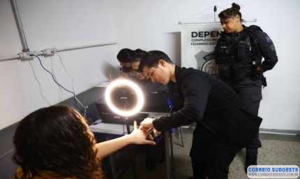 Policiais Penais de Minas iniciam cadastramento biométrico de presos em sistema nacional