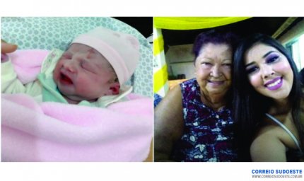 Bebê mineiro nasce com ‘sinal da cruz’ na testa após morte de bisavó que fazia gesto em netos