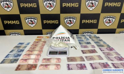 Polícia Militar apreende drogas em mercearia no Recanto dos Pássaros, em Guaxupé